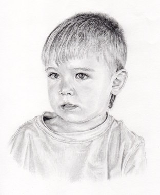 Anton, . Pencil drawing by Katerina Wood