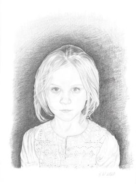 Natasha, . Pencil drawing by Katerina Wood